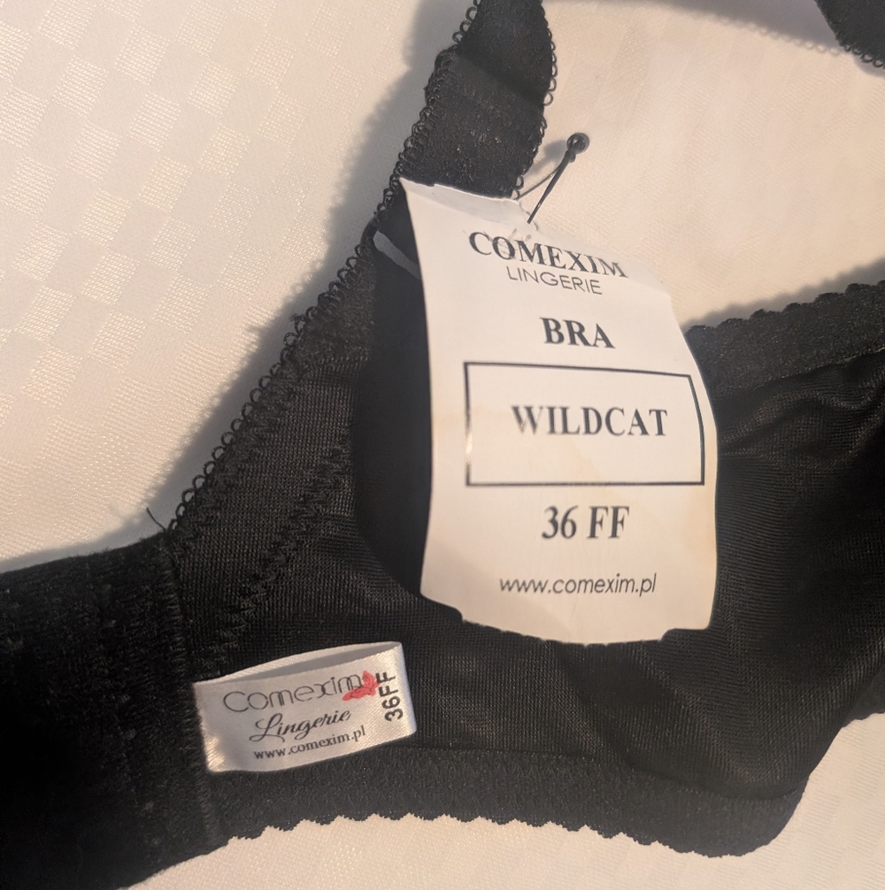 Comexim Wildcat Padded Half Cup Underwire Bra NWT 36FF - Picture 2 of 5